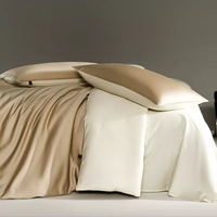 Ensemble de literie 4 pièces 100% Lyocell, rafraîchissant, respirant, hypoallergénique, certifié OEKO-TEX, vente en gros