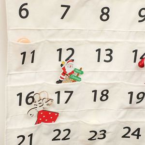 Hot Sale Logo Printed Hanging Fabric Advent Calendar <b>Empty</b> Christmas Advent Calendar - Product Image 5