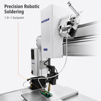 Robot de soudage haute précision 3 axes ±0,02 mm, machine de soudage automatique de bureau S513 pour connecteurs de fils PCB LED USB