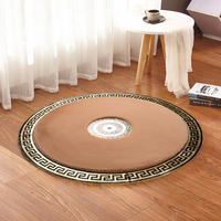 Tapis design tapis cercle domestique tapis de prière musulman tapis de maison à poils courts