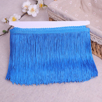 Frange Tresse Multicolore en Fibre de Polyester, Largeur 4 Pouces, pour Accessoires Vestimentaires