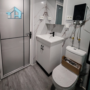 Unité résistante au vent conçue comme une <span class=keywords><strong>maison</strong></span> préfabriquée extensible et transportable, fonctionnant comme bureau sur le terrain - Product Image 3