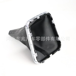 Opel Zafira B Leather <b>Shift</b> Boot Black Gear Lever Dust Cover <b>Knob</b> Cover For Europe Car DZ07K17 - Product Image 4