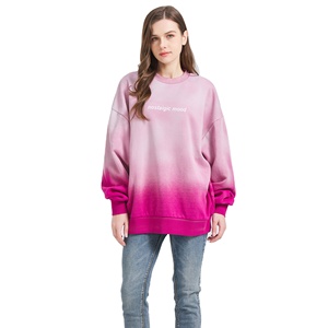 Sudadera de Mujer de Alta Calidad, Casual, con Estampado en Relieve, Manga Larga, Forro Polar, Transpirable, Ecológica, Estilo Oversize para Otoño e Invierno - Product Image 1