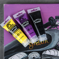 Gxin P-3006-8 peinture acrylique classique set 8 couleurs professionnel bon rendu des couleurs pour Aritists Painting