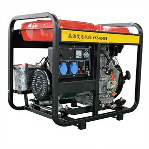 Générateur portable 5kW 6kW 7.5kVA refroidi par air, groupe électrogène de qualité industrielle avec double tension 220V 380V SE5DF, qualité industrielle portable - Product Image 3
