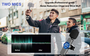 Factory Portable Lavalier <b>Wireless</b> <b>Microphone</b> Youtuber Set Low Latency Live Clip on Mini Video <b>Microphone</b> Recording - Product Image 4