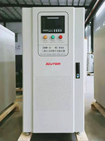 Stabilisateur de tension industriel de type colonne triphasé 40 KVA en cuivre SVC avec écran LCD pour applications de centre de données