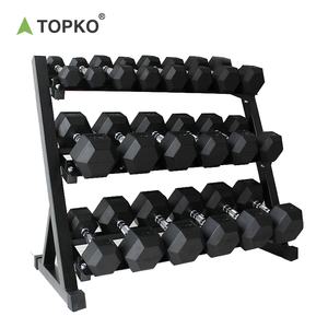 Topko <span class=keywords><strong>3</strong></span> tầng quả tạ giá cho 10 cặp tiết kiệm không gian, nhiệm vụ nặng nề, dung lượng cao Giải pháp lưu trữ - Product Image 3