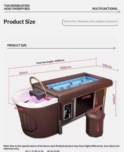 Table de massage multifonction professionnelle avec rangement pour salon de coiffure, spa et relaxation - Product Image 6