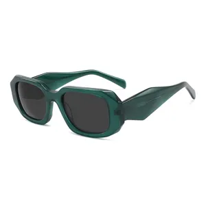 Amexi时尚太阳镜醋酸纤维批发太阳镜意大利醋酸纤维眼镜，UV400偏光