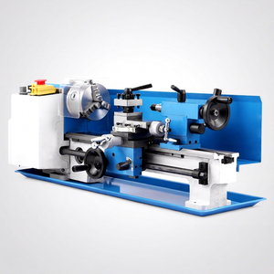 Torno de metal 7X14 pulgadas Precisión Velocidad variable 2500 RPM 550W Micro Metal Fresado Máquina de torno superior de banco - Product Image 1