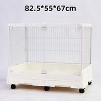 Cage pour animaux de compagnie multicolore en métal durable avec roue Cage pour animaux de compagnie Cage pour lapins Cage pour hamsters à vendre