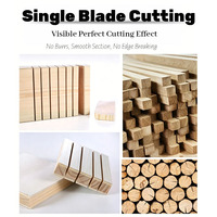Lame de scie circulaire TCT XB 12 pouces 72 dents anti-éclats pour la découpe de panneaux de particules, MDF et bois massif
