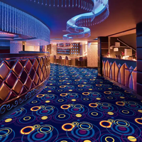 Moquette murale sur mesure de haute qualité pour l'exportation, fabriquée à la machine, lavable, pour la maison, les hôtels, les salles de jeux commerciales, les KTV et les casinos