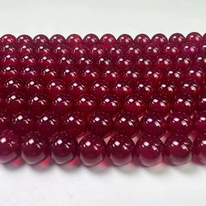 8mm Red <strong>Black</strong> Yellow Agate Natural Stone Agate <strong>Beads</strong> for Jewelry Making - Product Image 1
