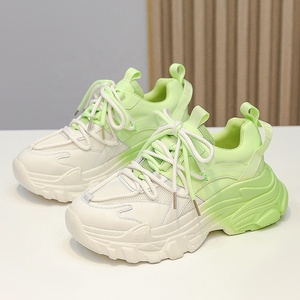 New Fashion Breathable Mesh Casual Sports <b>Shoes</b> Breathable Thick Women's Walking Style <b>Shoes</b> <b>Waterproof</b> Running <b>Shoes</b> - Product Image 1