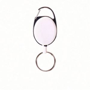 Portacredenciales Retráctil Resistente de ABS con Clip para Llaves, Personalizable y Portátil para Accesorios de Tarjetas de Identificación - Product Image 3