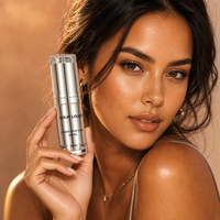 Fond de teint liquide 30 ml, écran solaire, végan, couvrance totale, léger, hydratant, teinte transparente pour la peau avec SPF 55, sans logo