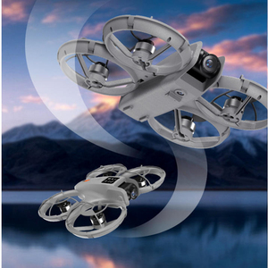 Người mới bắt đầu bay không người lái Quadcopter máy ảnh ứng dụng điều khiển 3D Chế độ xem lật đèn LED 4 trục con quay hồi chuyển động cơ không chổi than 30-50m phạm vi 6-10 phút - Product Image 5