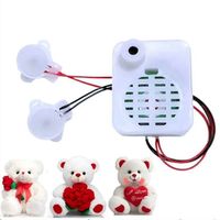 Module sonore enregistrable en plastique personnalisé en usine, enregistreur vocal de 10 à 30 secondes pour jouets en peluche, haut-parleurs cadeaux