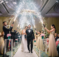 Système d'allumage pyrotechnique froid portable et réutilisable pour mariages, mini lanceur d'étincelles d'intérieur, fontaine de feux d'artifice pour fêtes et scènes extérieures