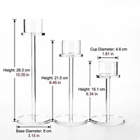 Décorations de Centre de Table et Lumières d'Allée de Mariage en Acrylique, Style Minimaliste Moderne et Luxe, Inspirées des Influenceurs