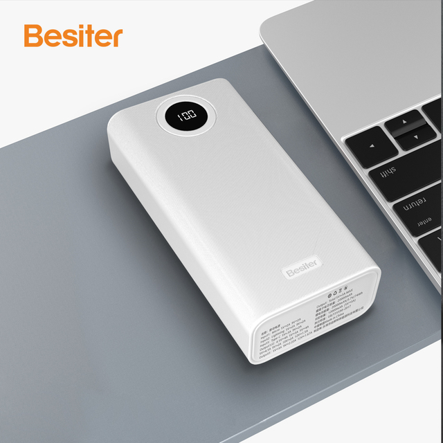 BST-01035 20000mAh Power Bank Quick Charge LED Powerbank Dual USB External Battery Portable Phone Fast Charger Power Bank