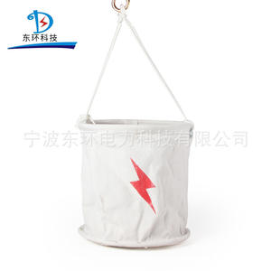 Sac en toile pour électricien de travail en hauteur avec poulie 250*260 300 400mm Sac de suspension pour outils électriques - Product Image 3