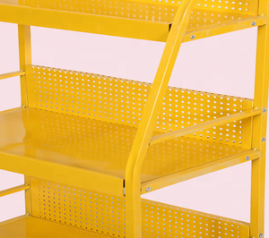 Station-service à 3 étages Étagères de magasin Présentoir de bouteilles d'huile à moteur en métal Présentoir d'huile lubrifiante - Product Image 5