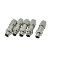 Connecteur M12 8 broches Code X Câble de soudage industriel en métal IP67 Étanche Prise mâle d'alimentation Câble de capteur M12
