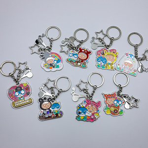 Customized Zinc Alloy Soft Enamel Epoxy Japanese <b>Anime</b> Pendant Key Ring <b>Anime</b> <b>Keychain</b> for IP - Product Image 2