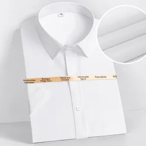 Chemises blanches professionnelles à manches longues pour hommes Costume d'affaires pour hommes Chemises habillées <span class=keywords><strong>sans</strong></span> poches - Product Image 3