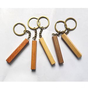 Wood Keychain Custom logo Personalized Jewelry Blanks for Laser Engraving Wooden Blanks for Laser Engraving Fashion Couple Gifts - Product Image 5