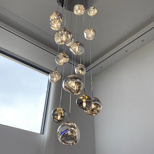 Lampadario Post-moderno Nordic Designer Villa Pick Empty Loft Personality Duplex per Scale, Sala da Pranzo e Soggiorno - Product Image 3