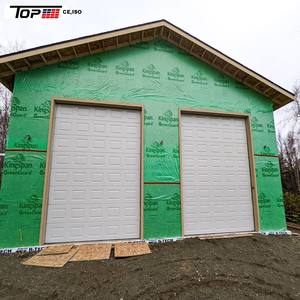 Meilleure vente Porte <span class=keywords><strong>de</strong></span> <span class=keywords><strong>garage</strong></span> sectionnelle coulissante automatique moderne en acier galvanisé 0,326 mm, prévention incendie, garantie 5 ans - Product Image 1