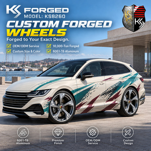 ล้อแม็กซ์ 5 <span class=keywords><strong>ก้าน</strong></span>แบบฟอร์จ สีเทากันเมทัล ขัดเงา สำหรับ BMW - Product Image 6