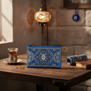 Porte-monnaie en tissu turc, petit porte-monnaie avec Design de tapis, offre spéciale Fabriqué en turquie, livraison gratuite De La Turquie - Product Image 3