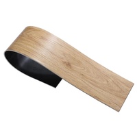 Instock Suelo de vinilo de lujo SPC Azulejos de grano de madera de PVC Nueva llegada Baldosas autoadhesivas Peel Stick Diseño gráfico liso