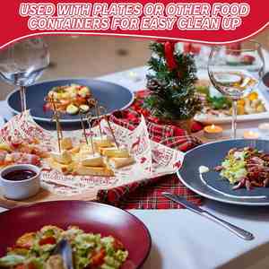 Custom Logo Printing Food Grade Hamburger Sandwich <b>Wrapping</b> Parchment Liners Dessert Decorations <b>Christmas</b> Greaseproof <b>Paper</b> - Product Image 3