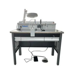 Nuovo banco da lavoro R-306 banco da lavoro dentale gioiello uso laboratorio banco da lavoro in acciaio può personalizzare la scrivania in legno