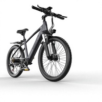 Vélo de montagne électrique 26 pouces pour adultes, moteur arrière 48V, cadre en acier haute teneur en carbone, freins à disque