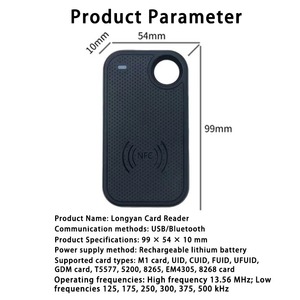 <span class=keywords><strong>Lector</strong></span>/Escritor/Copiador de <span class=keywords><strong>Tarjetas</strong></span> RFID NFC ABS con Tecnología BTLIFE para Control de Acceso, 13.56MHz, Distancia de Lectura de 1-8m, ISO 18000-6C - Product Image 5