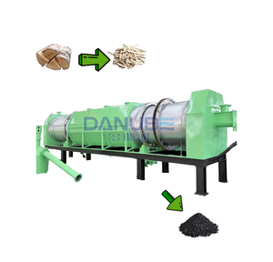 Automatic Easy to Operate Wood Coconut <b>Shell</b> Large Capacity Smokeless Continuous Carbonization Furnace - Product Image 1