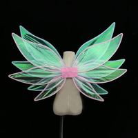 Ailes de Fée Éblouissantes pour Déguisement de Personnage d'Anime, Accessoires de Maquillage pour Fêtes de Fin d'Année, Vente Chaude