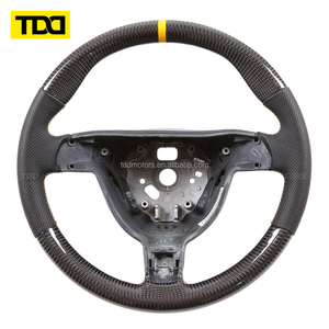 Volant en fibre de carbone véritable TDD compatible avec Porsche Lenkrad Cayenne Panamera 911 997 985 981 996 Mk2 Boxster Cayman 987 - Product Image 2