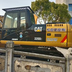 Excavadora sobre orugas con motor de núcleo de 20 toneladas, Caterpillar 320D2, excelente estado de funcionamiento, unidad usada de Shanghai - Product Image 1
