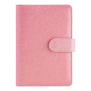 Classeur en cuir Saffiano Epi le plus vendu Carnet personnalisé A6 quotidien/hebdomadaire/mensuel Bague en argent/or Organisateur à couverture rigide à feuilles mobiles - Product Image 2
