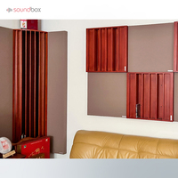 Soundbox décoration intérieure Art mural panneau acoustique chambre bois naturel Studio diffuseur de son panneau