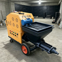 Machine de pulvérisation de mortier diesel haute capacité 7,5 kW, portée 50 m, pour le soutien des tunnels miniers souterrains